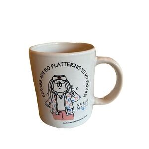 Cathy Nurse Mates Mug 1996 Guisewite Studio Funny Cartoon Nurse Gift